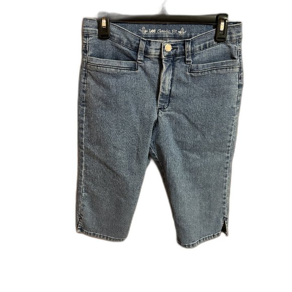 Lee Pants - Lee Classic Fit Capris, Blue, size 6P